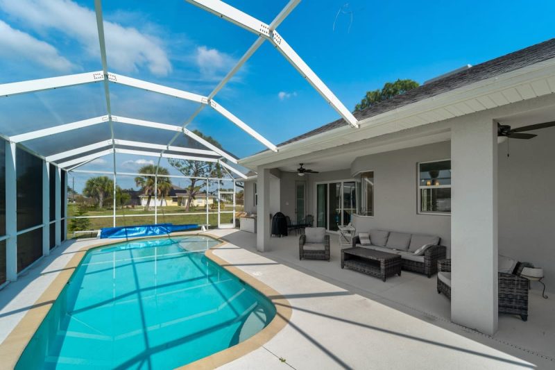 Sun-Soaked & Tranquil Getaway  Relaxing Pool Area